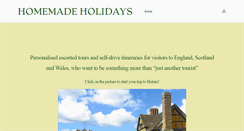 Desktop Screenshot of homemade-holidays.com